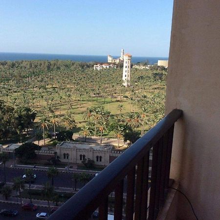 Sea & Garden View At Al-Muntazh Towers - إطلاله علي البحر و حدائق قصر المنتزه Daire İskenderiye Dış mekan fotoğraf
